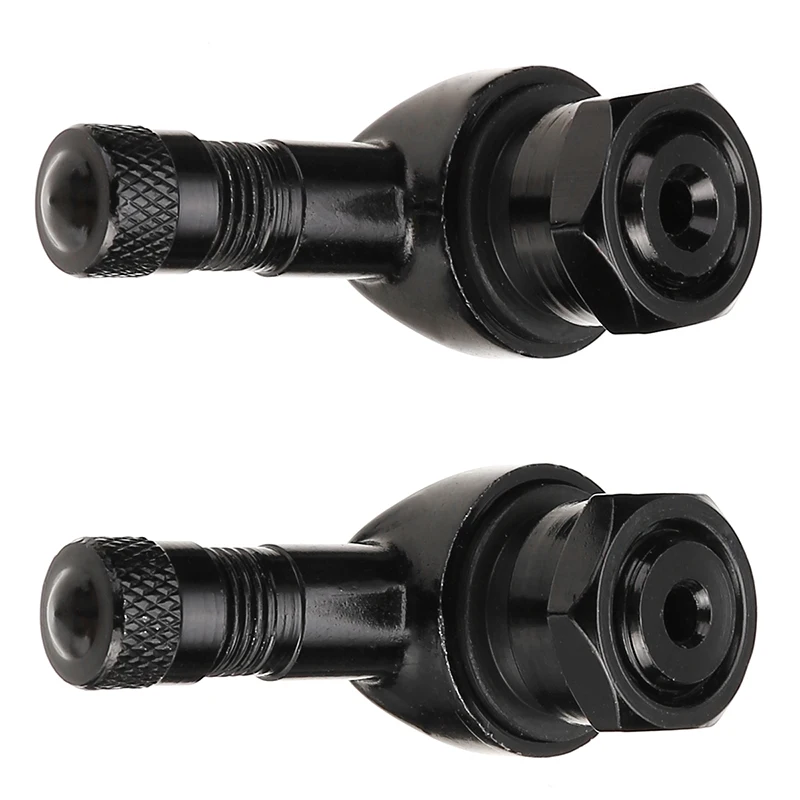 

2x Motorcycle CNC 90 Degree Angle Wheel Tire NCY Leak-Proof TWPO Valves DIY Kit