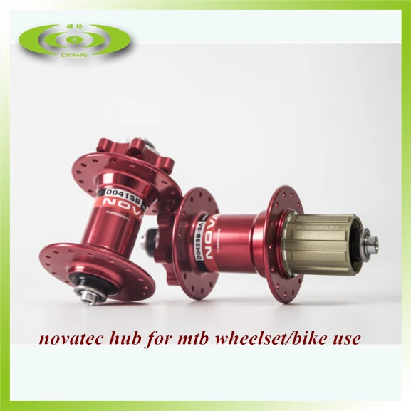 

MTB bicycle hub black novatec 041 042 red disc brake bike hub