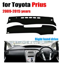 Приборной панели автомобиля Обложка Коврик для Toyota Prius 2009-2015 лет правым dashmat Pad Даш коврик охватывает приборной панели аксессуары