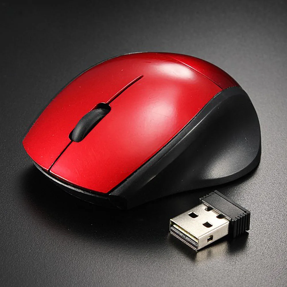 

Mouse 2.4GHz Mice Optical Mouse Cordless USB Receiver PC Computer Wireless for Laptop*95