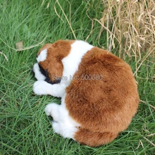 lovely imitated sleeping dog and pets