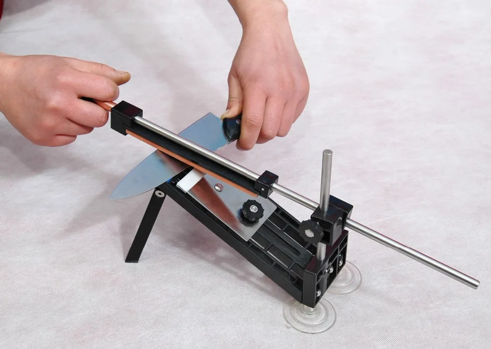 Профессиональная точилка для кухонных ножей с алмазным камнем|fixed angle|sharpening