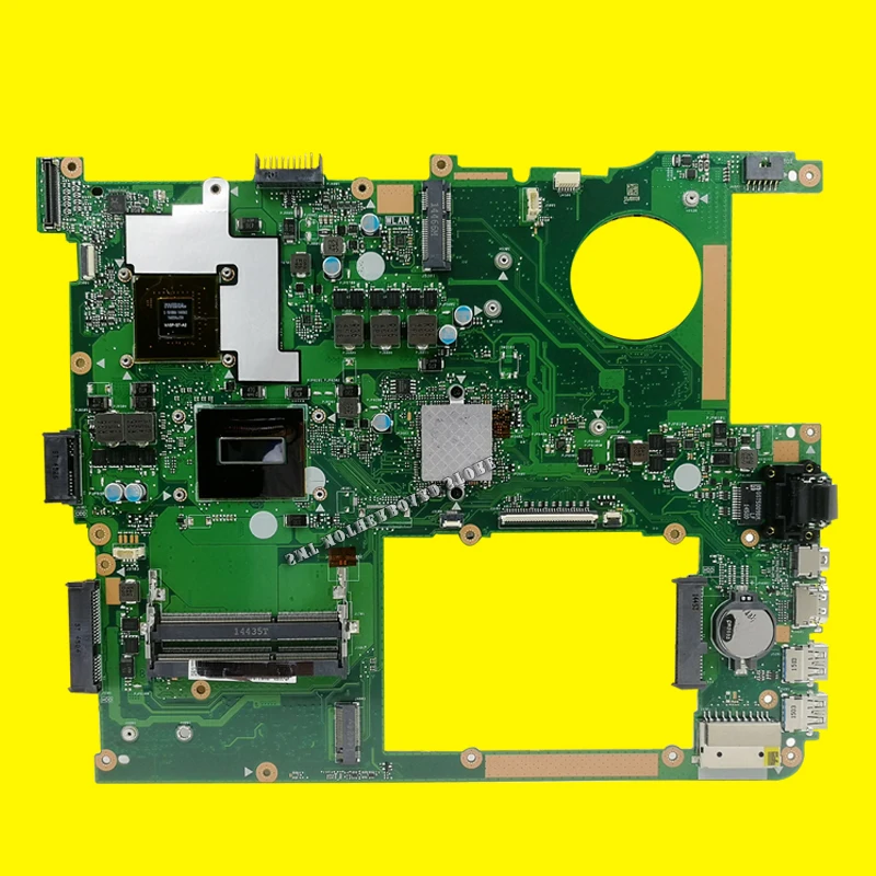 N751JX Laptop Motherboard For Asus N751J N751JK N751JX REV2.0 Mainboard Test ok I7-4720HQ CPU GTX95
