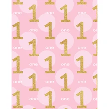 pink polka dot Baby Shower 1st birthday photo backdrop Vinyl cloth High quality Computer print wall