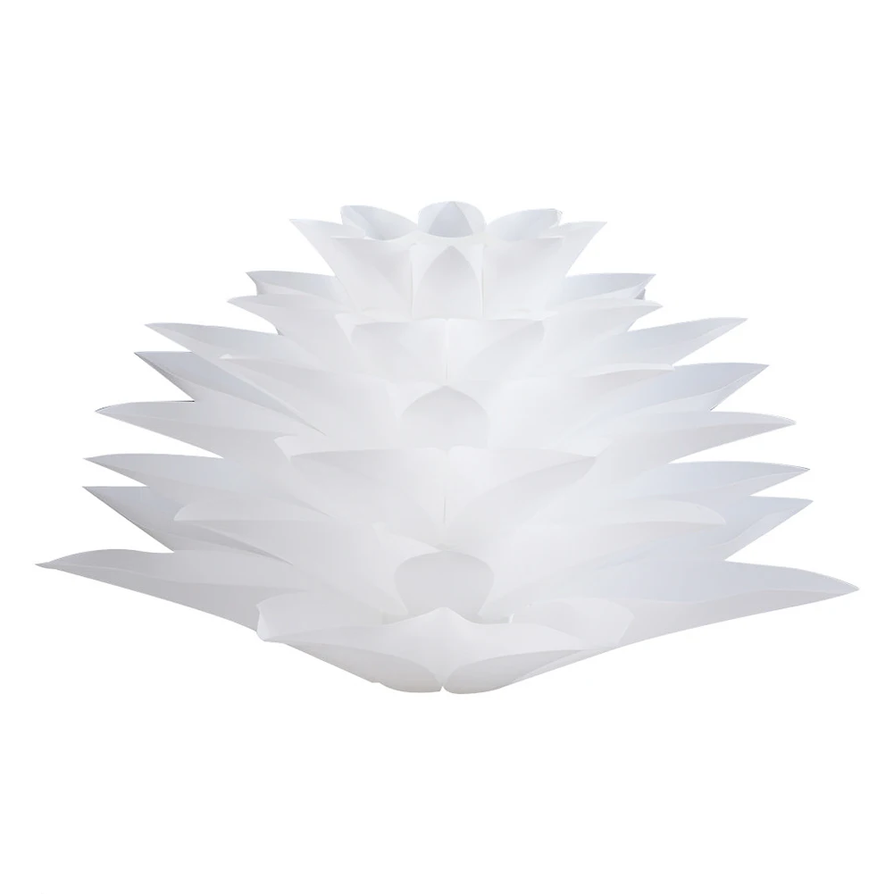 

Lotus Shape DIY Ceiling Lamp Shade Christmas Decor White