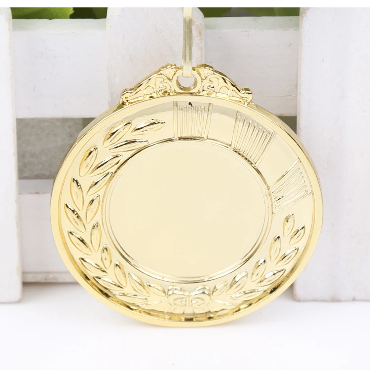 

Blank medal ear of wheat Medal Gold Silver Bronze Motion, Honor Communication Ability/self-confidence Developing 5.2 cm=3pcs