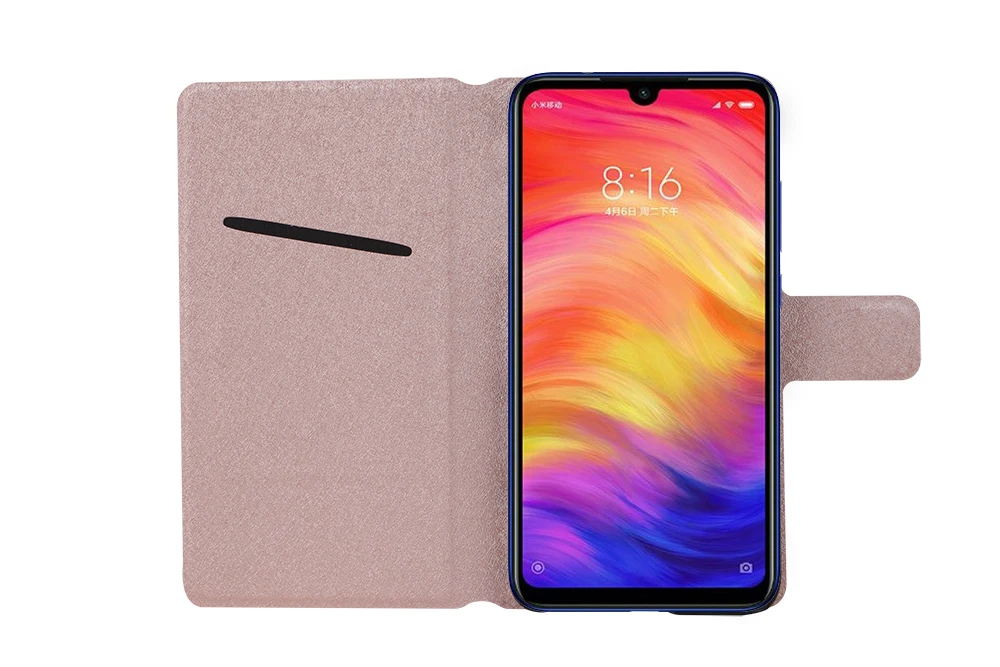 Чехол для Xiaomi Redmi 7 роскошный откидной бумажник из искусственной кожи чехол