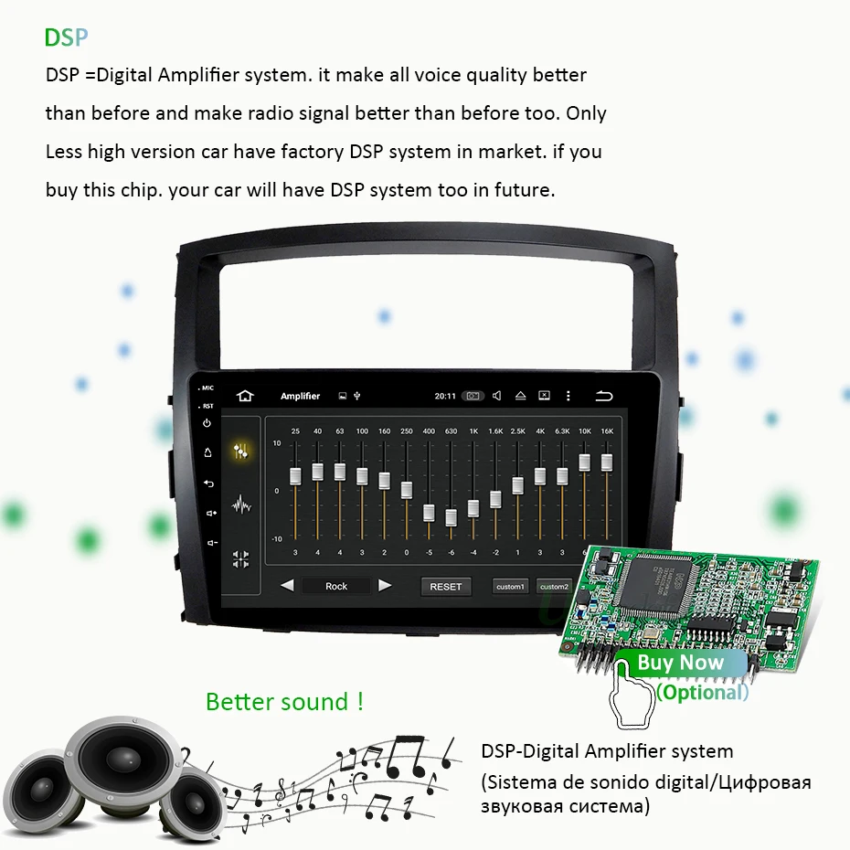 Flash Deal Android 9 DSP 64G AUTO Multimedia GPS for MITSUBISHI PAJERO V97 V93 Radio 8 CORE Navigation Stereo IPS 2.5D Screen no DVD Player 3