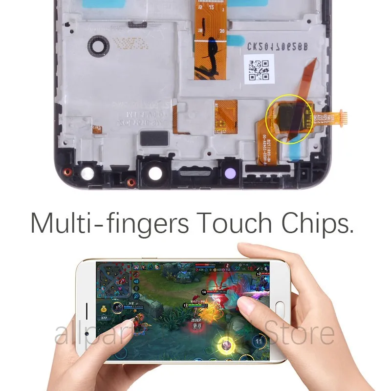 T PARTS оригинальный HD 720x1280 дисплей для ASUS Zenfone 4 Max ZC554KL ЖК сенсорный экран дигитайзер