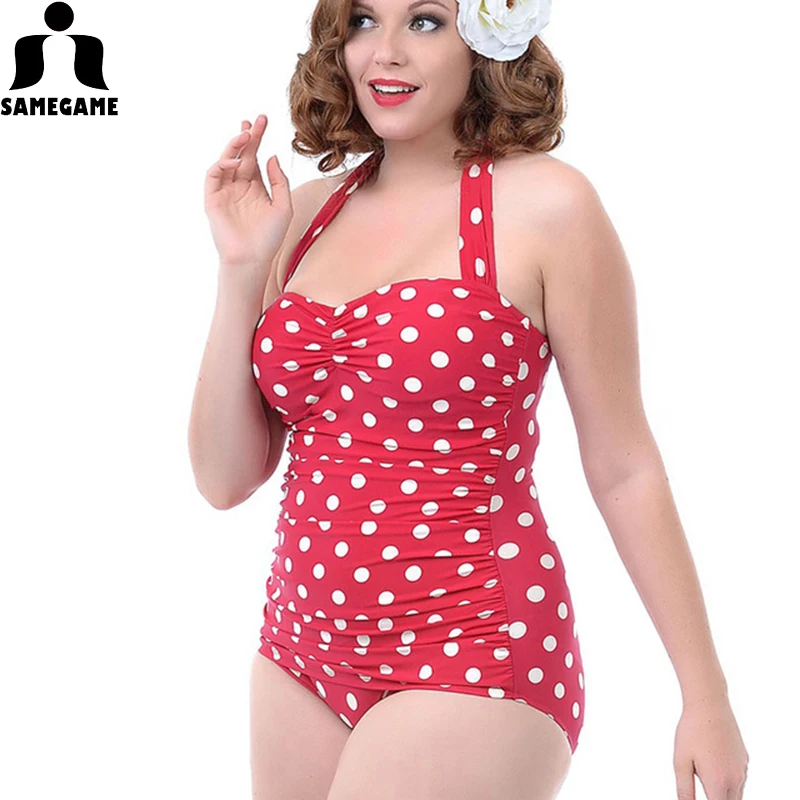 50 S Vintage Único traje de Baño Mujer 2017 Pin Up Plus Tamaño de Pieza de Baño Traje de Baño Trajes para Damas|suit swim|swimwear swimmingswimwear ladies - AliExpress