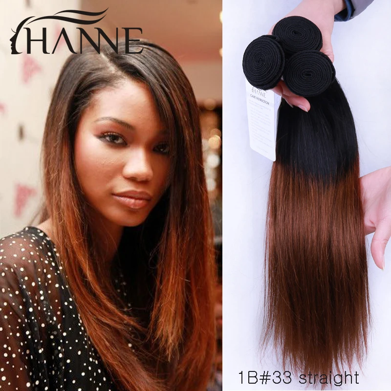 7a Peruvian Virgin Hair Straight Weave 3pcs Ombre Peruvian Hair