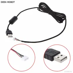 DEEK-ROBOT 2,2 м USB Мышь кабельной линии Замена провода для logitech G5 G500 специальные линии мыши