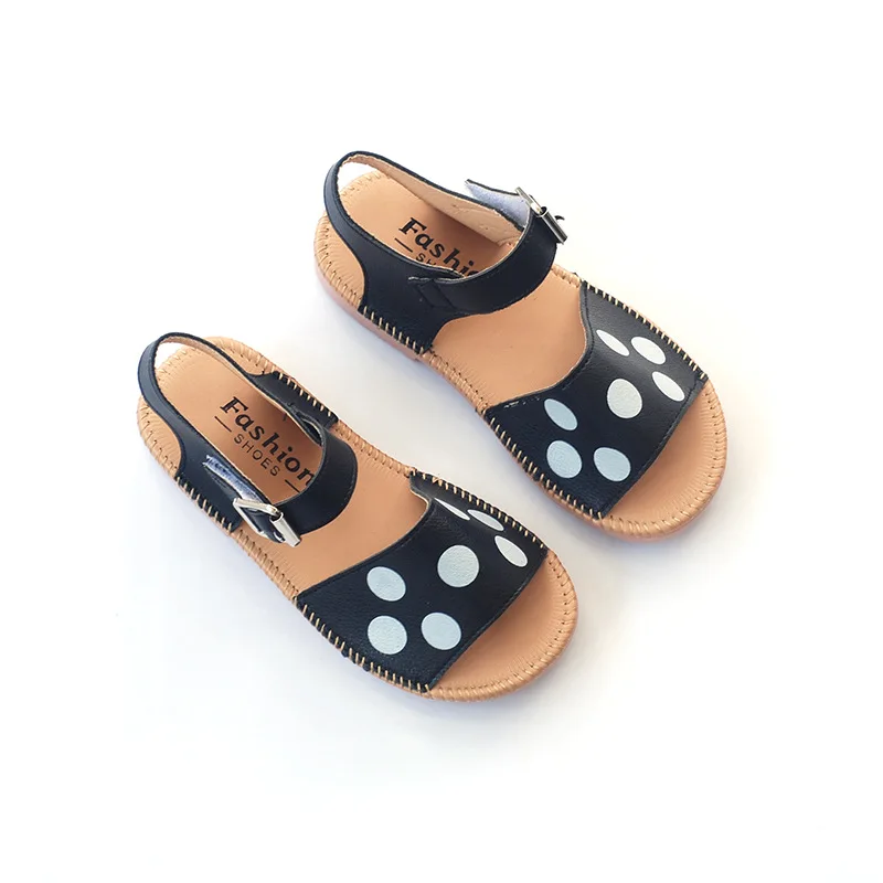 

Toddler Girl Sandals 2019 New Fashion Children Shoes with Wave Point Korean Edition Summer Sweet Princess Shoes Kids Sandals