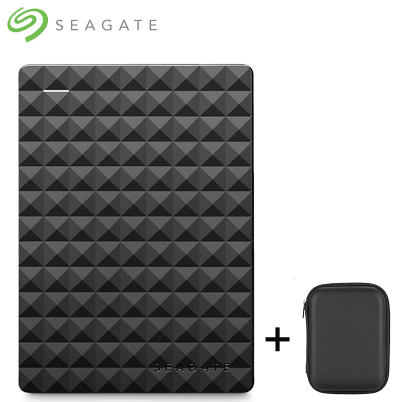 Портативный внешний жесткий диск Seagate 2 5 дюйма 1 ТБ/1 ТБ/4 ТБ USB 3 0 черный для