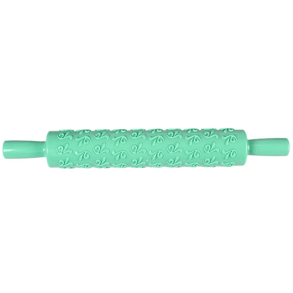 14 Pattern Rolling Pin Embossing Baking Pastry Cake Roller Decorating Mold Tool Cookie Dough Pastry Bakery Noodle Kitchen - Цвет: I