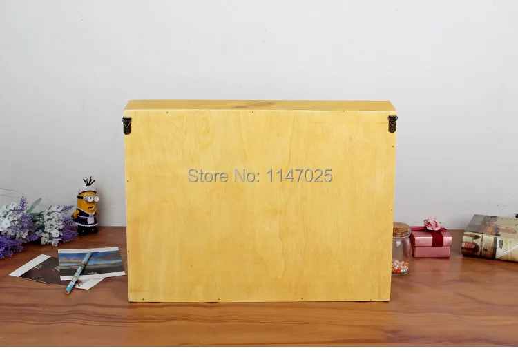 1 шт. 3 цвета Zakka продуктовые 12 решетчатые шкафы для хранения старая твердая деревянная коробка для хранения гостиная витрина шкафы Jl 0963