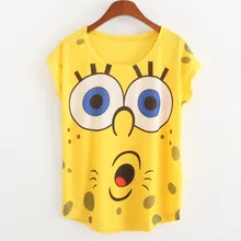 Factory Outlet New 2017 summer style T shirt Women Unique short sleeve minions printing sweet Casual
