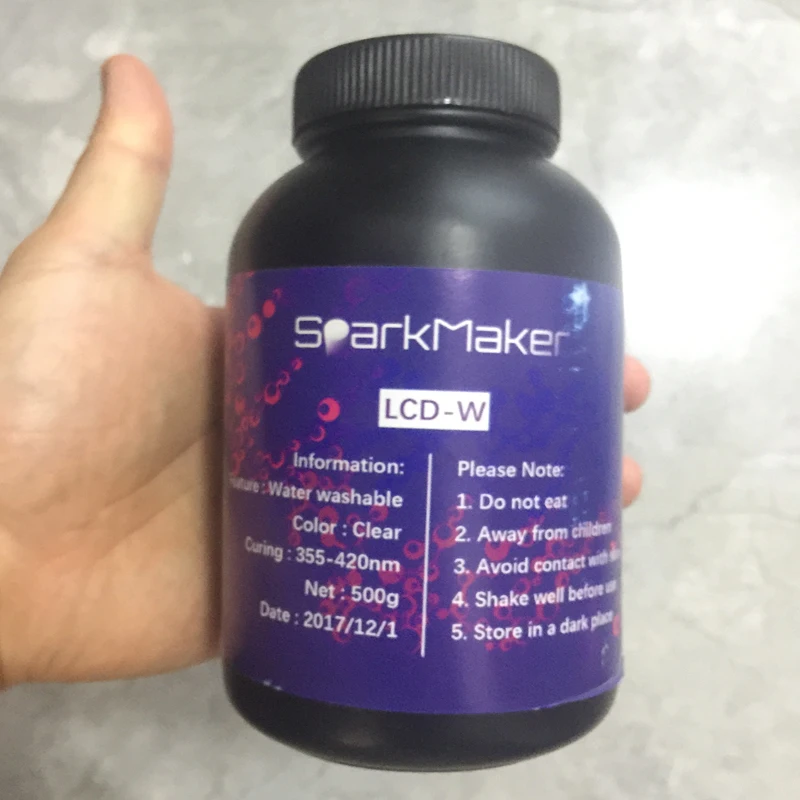 Tianfour sparkmaker 405nm УФ смолы sla/dlp/ЖК дисплей 3d принтеры моющиеся чувственные украшения