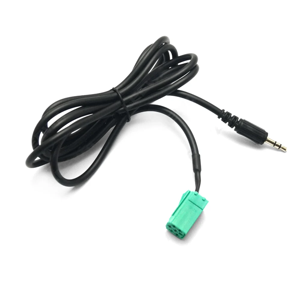 

3.5mm Car Radio MP3 Auxiliary Adapter Aux Input Jack Lead Cable Adapter For Renault Clio Megane Laguna High Quality