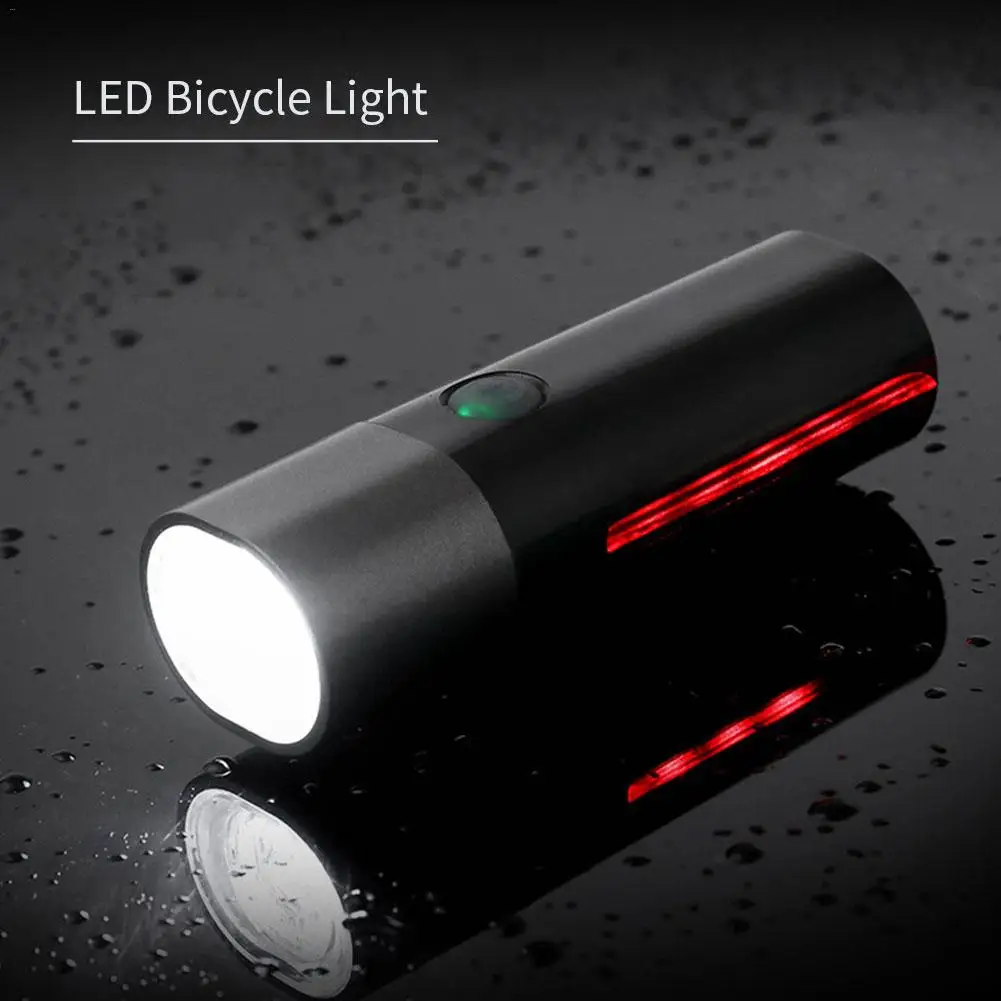 Светодиодный Водонепроницаемая велосипедная фара USB с боковым светом горные фары для велосипедов светодиодный зарядка велосипедная