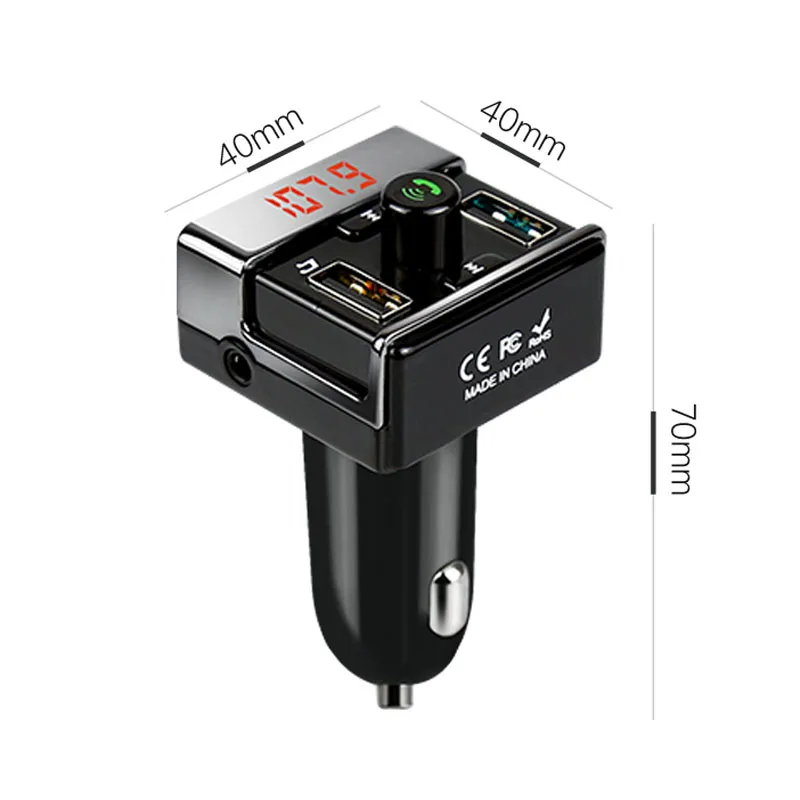 JaJaBor FM передатчик беспроводная связь Bluetooth автомобильный комплект USB