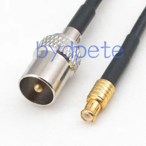 Разъем MCX для IEC male RG174 Кабельный адаптер антенны USB DVB T DVBT TV 4 дюйма ~ 10 футов|plug to