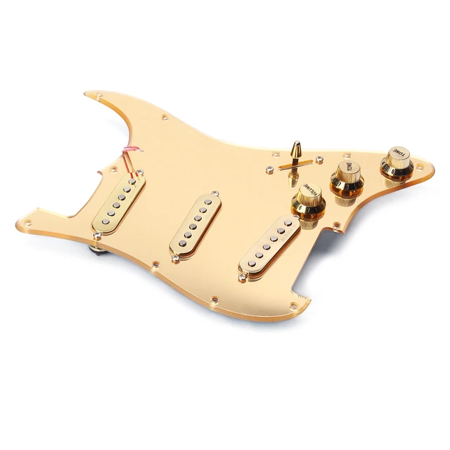 Smooth Gold - Stratocaster Pickguard - Acrylic