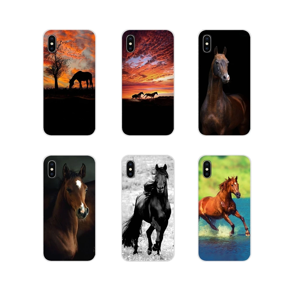 Для Apple iPhone X XR XS MAX 4 4S 5 5S 5C SE 6 6S 7 8 Plus ipod touch Horse аксессуары чехлы для телефонов |