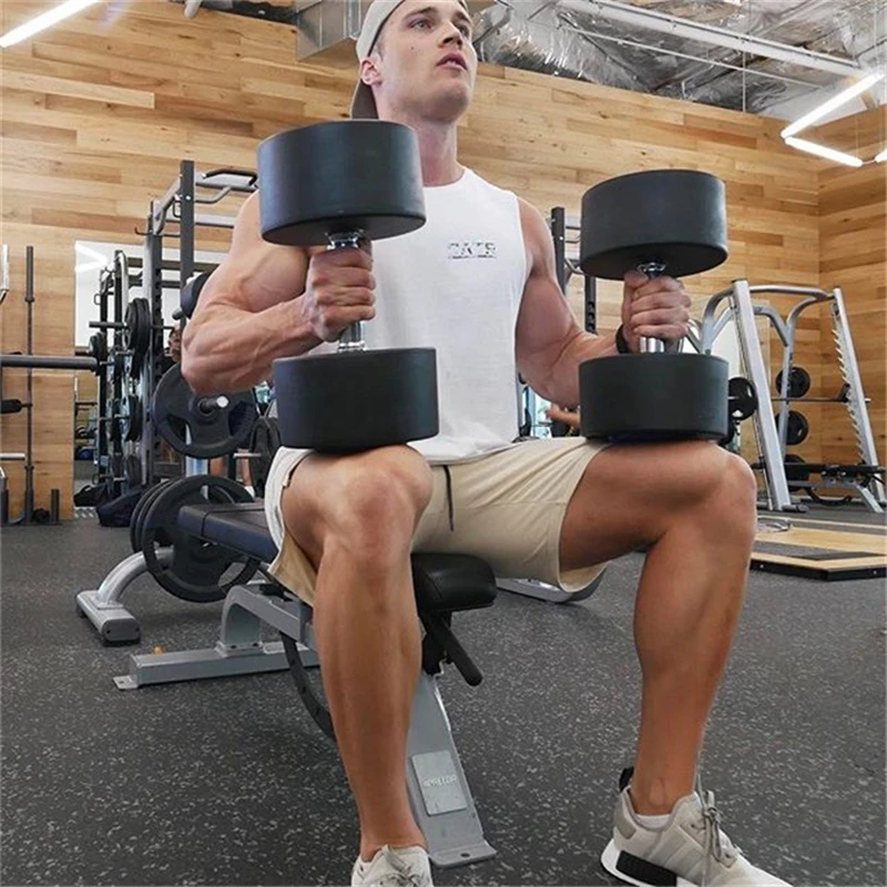 Casual Men Fitness Cotton gym Shorts (3)