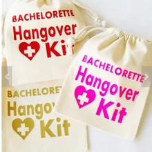 Пользовательские девичник похмелье девичник восстановления выживания комплект свадебных пользу подарочные пакеты партия Конфеты чехлы
