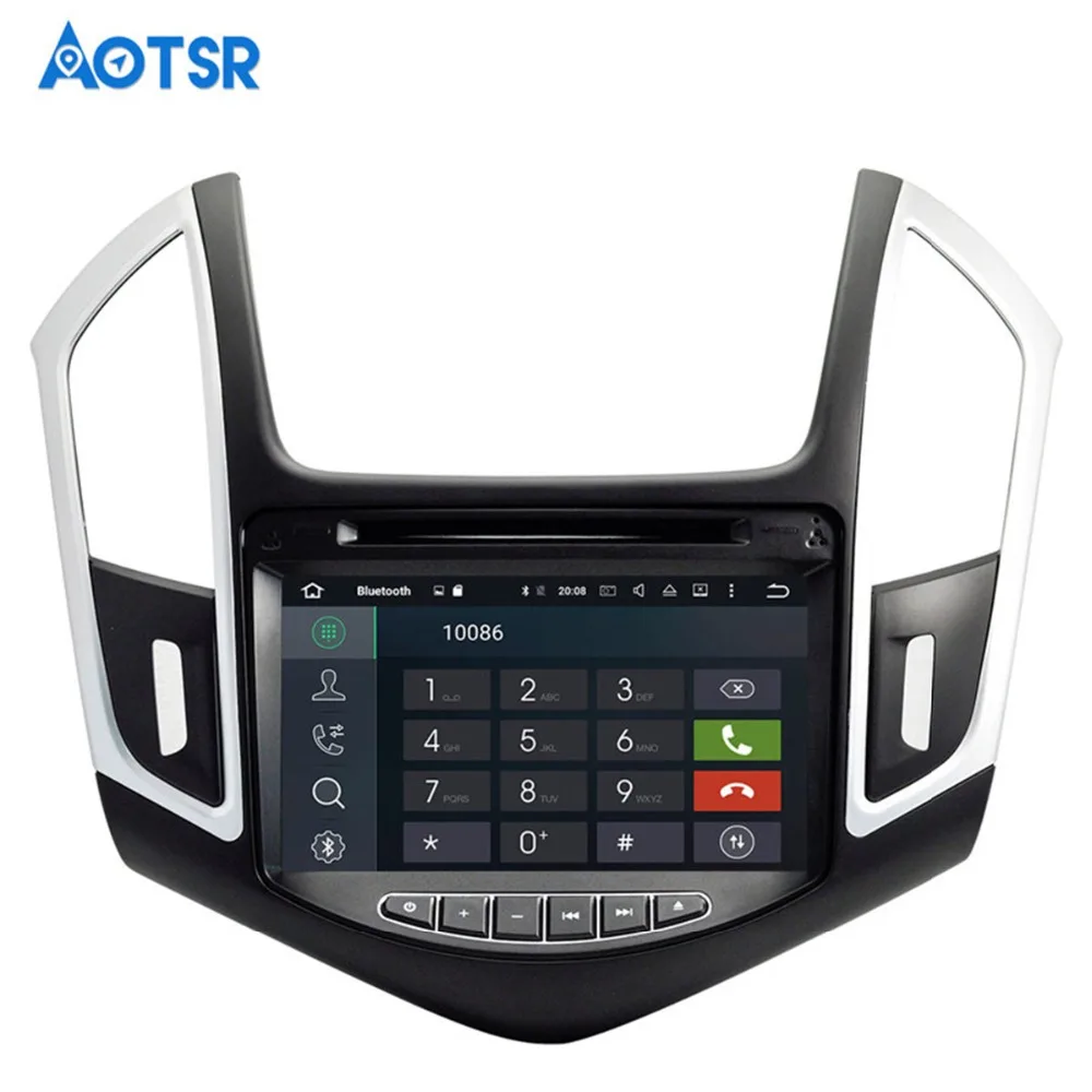 Sale Android 8.1 Car DVD Player GPS SAT NAVI Head Unit For Chevrolet CRUZE 2012-2015 Radio Screen IPS 2 din stereo tape recorder IPS 3