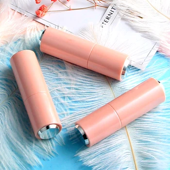

10/20/50pcs Pink Wave Empty Lipstick Tube DIY Makeup Refillable Container Lip Balm Pipe Shell Chapstick Bottle Lip Mouth Packing