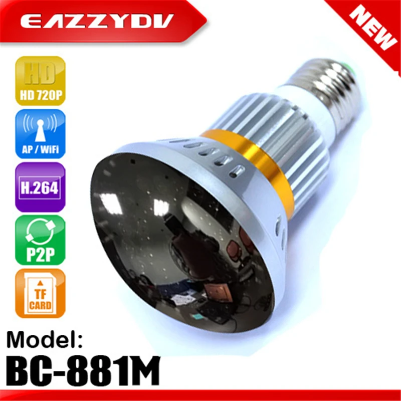 bilder für EAZZYDV BC-881M 1.3MP 960 P MINI E27 WIFI AP P2P Netzwerk IP kamera Birne Lampe Home Security Cctv-kamera Unterstützung Android IOS APP bilder für EAZZYDV BC-881M 1.3MP 960 P MINI E27 WIFI AP P2P Netzwerk IP kamera Birne Lampe Home Security Cctv-kamera Unterstützung Android IOS APP