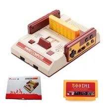 NEW 1PCS Mini D99 Video Game Console Insert 500 IN 1 Handle games FC Cards Classic Family TV Games player for Children Gifts NEW 1PCS Mini D99 Video Game Console Insert 500 IN 1 Handle games FC Cards Classic Family TV Games player for Children Gifts
