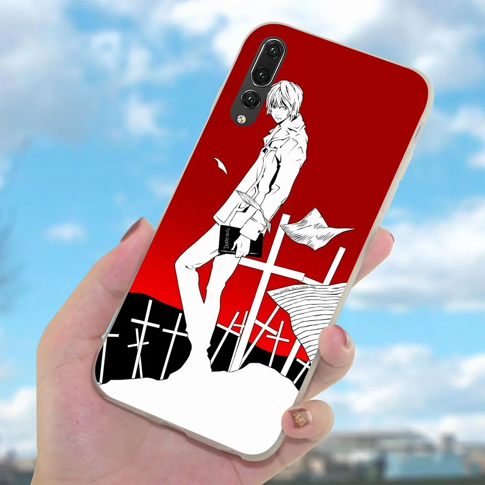 Чехол с японским аниме Death Note для Huawei Honor 7X чехлы 9 10 Lite чехол 6A 8 7Cin Y6 Y7 Prime Y9 Nova 3