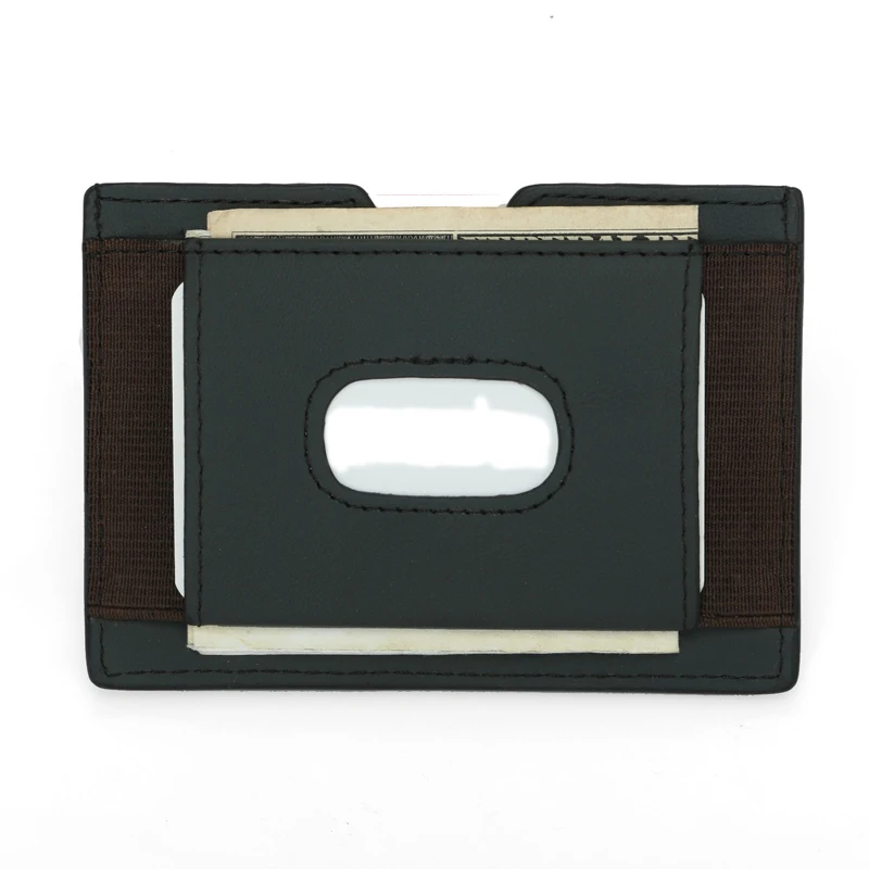 Super Slim Soft Wallet 100% Sheepskin Genuine Leather Mini Credit Card Wallet Purse Card Holders Men Wallet Thin Small (15)