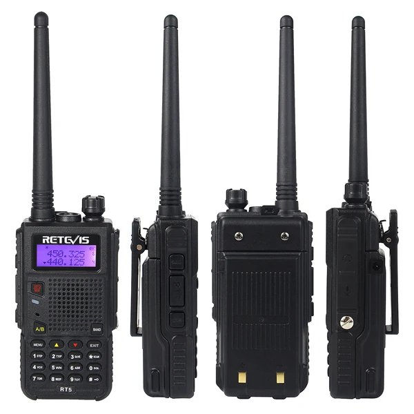 2 шт 7 Вт рация Retevis RT5 двухдиапазонный VHF+ UHF 136-174+ 400-520MHz Ham радио Hf трансивер Scan VOX A9108