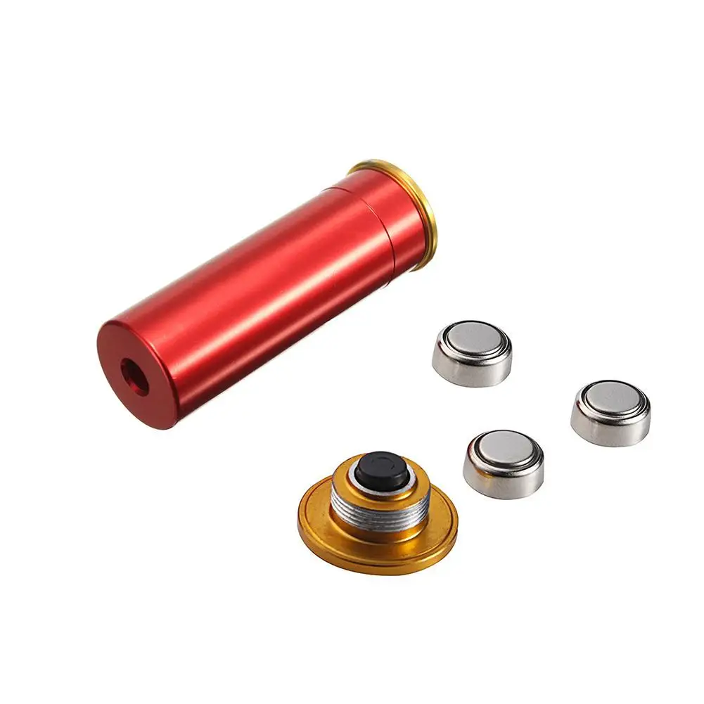 12 GA калибратор скважина Sighter Boresighter красный прицел Boresight красная медь