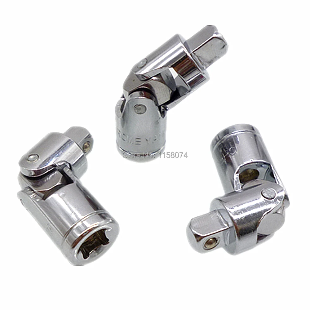 Details about   Universal Joint Set 4 Square Drive Ratchet Sockets Adapters 1/4" 3/8" 1 rfB Hx 