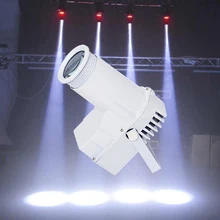 Мини точечный 10 Вт Светодиодный светильник с белой крышкой Точечный светильник узкий луч Точечный светильник крепление Точечный светильник проектор для KTV Праздничная вечеринка