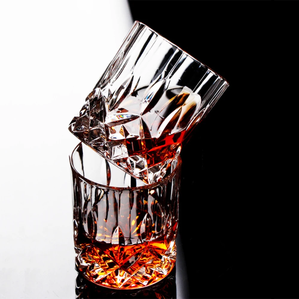 Хрустальный бокал тумблер для виски Бесплатный жесткий винный коктейль Алмазная чашка бытовой винный набор кухонный Бар Принадлежности для вечеринки