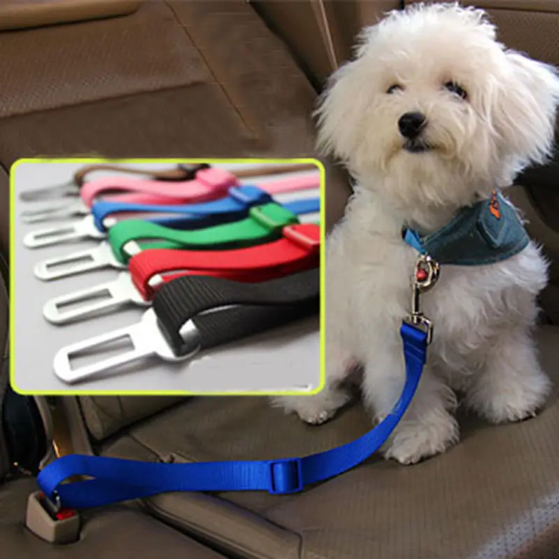 Pet Puppy Dog Car Vehicle Seat Belt Cat Safety Harness Restraint Lead