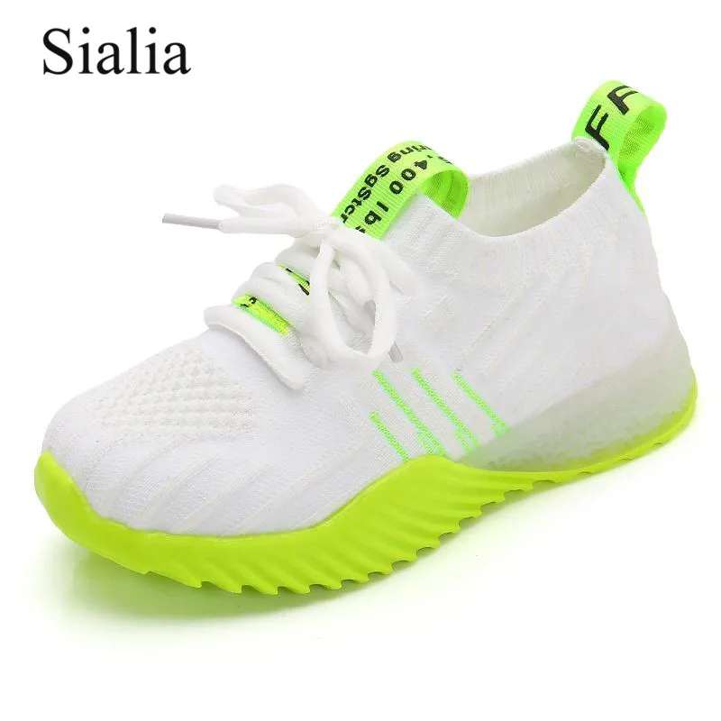 

Sialia Mesh Children Casual Shoes For Kids Sneakers Boys Shoes Girls Sneakers Breathable Lace-up School Footwear Outdoor Trainer