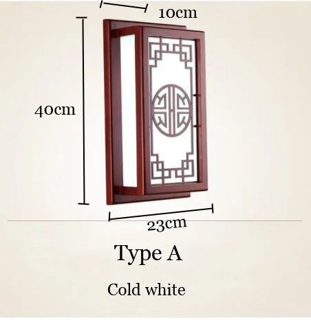 Китайский стиль, деревянный художественный настенный светильник, бра, прикроватный светильник для спальни, гостиной, коридора, коридора, ресторана, настенный светильник, светильник для отеля, бра - Цвет абажура: Type A