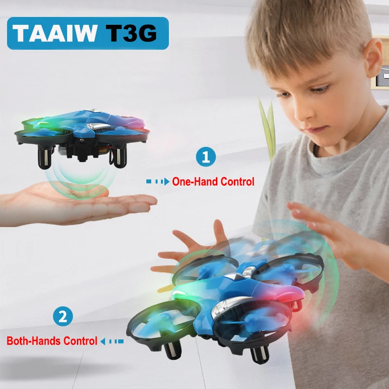 Мини Дрон на радиоуправлении TAAIW T3G карманный Квадрокоптер с функцией