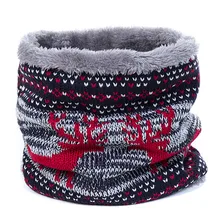 Хлопковый зимний теплый шарф для детей, женщин, мужчин, шарф, уплотненная шерсть шарфы-Снуды для маленьких мальчиков и девочек, шарф унисекс