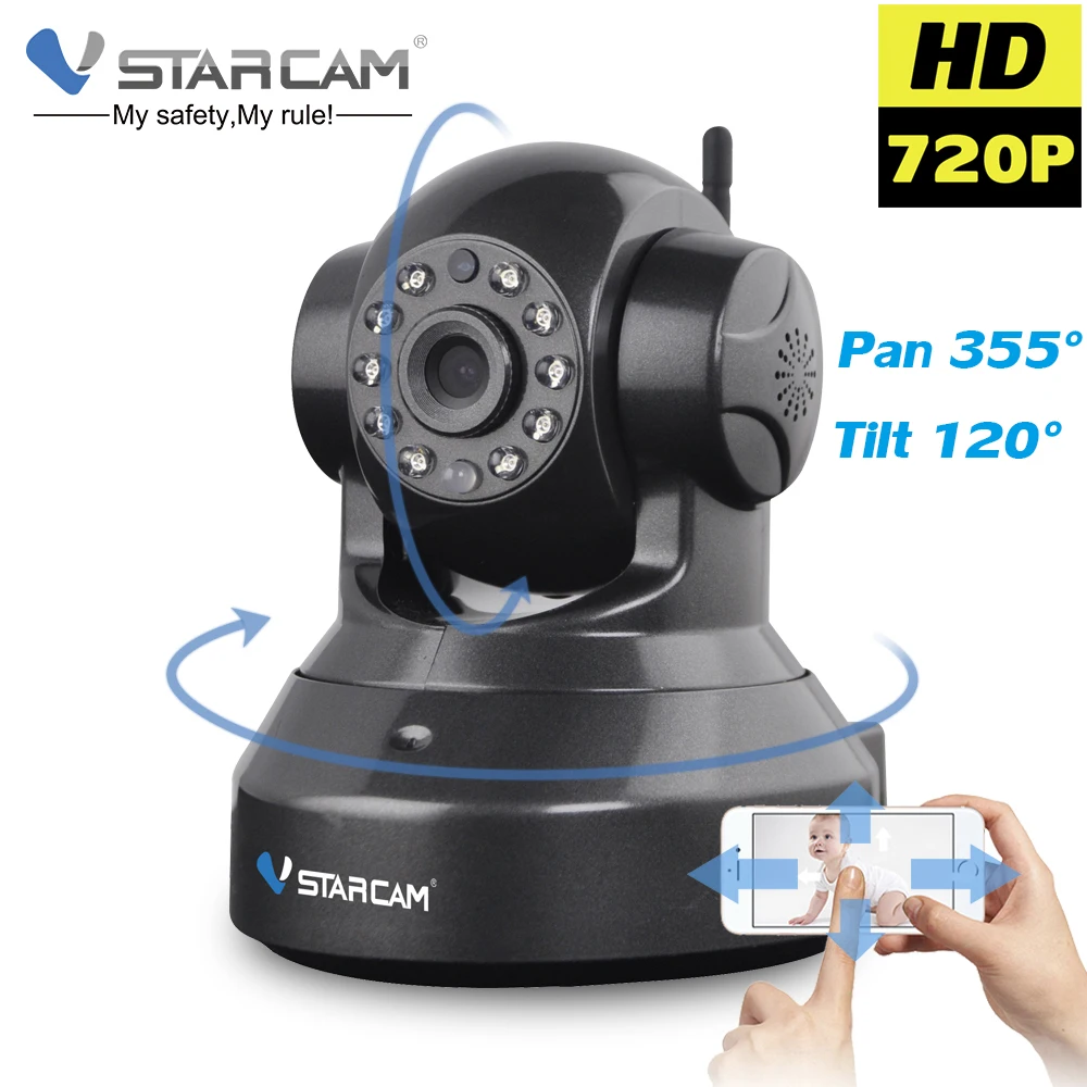 Vstarcam C7837WIP HD Wireless IP WIFI Camera Wi-Fi CCTV Camara Indoor Night Vision Pan/Tilt P2P Camera Onvif Surveillance Cam