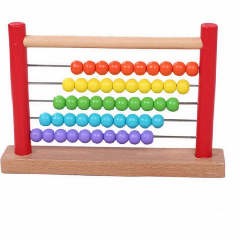Mini Wooden Abacus Children's Early Math Teaching Learning Tools
