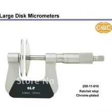 Наружный микрометр. Микрометры большого диска 0-1 дюймов