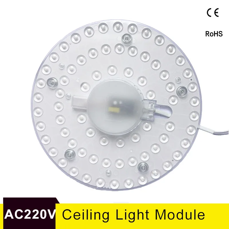 

LED Module for Ceiling Lamps AC220V 12W 18W 24W 36W LED Light Replace Ceiling Lamp Lighting Source for Living room Bedroom